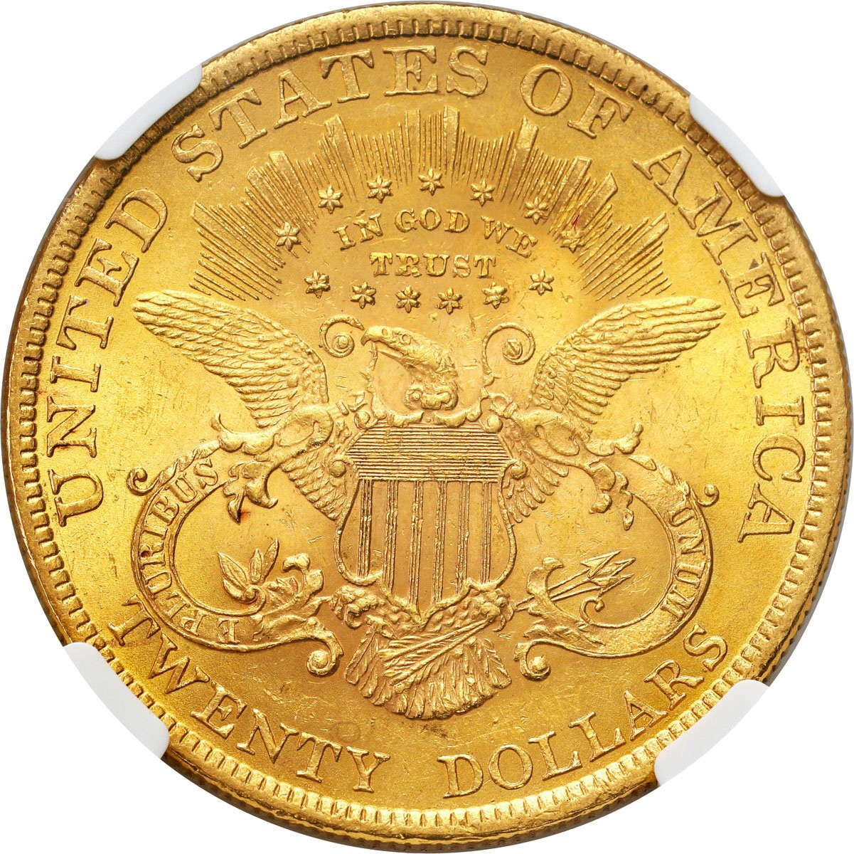 USA. 20 $ dolarów 1898 Filadelfia Liberty NGC MS62